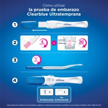 Prueba de embarazo Clearblue Ultratemprana, 1 prueba