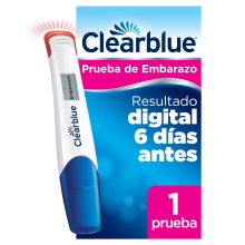 Prueba de embarazo Clearblue Ultratemprana digital, 1 prueba